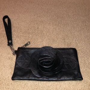 black rose wristlet